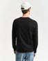 Gant tshirt גאנט חולצת טישרט שרוול ארוך בצבע שחור